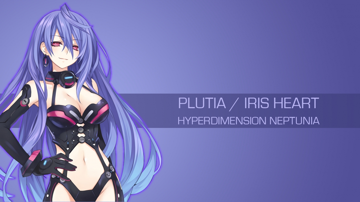 Hyperdimension Neptunia-Plutia _ Iris Heart 动漫女生4K壁纸